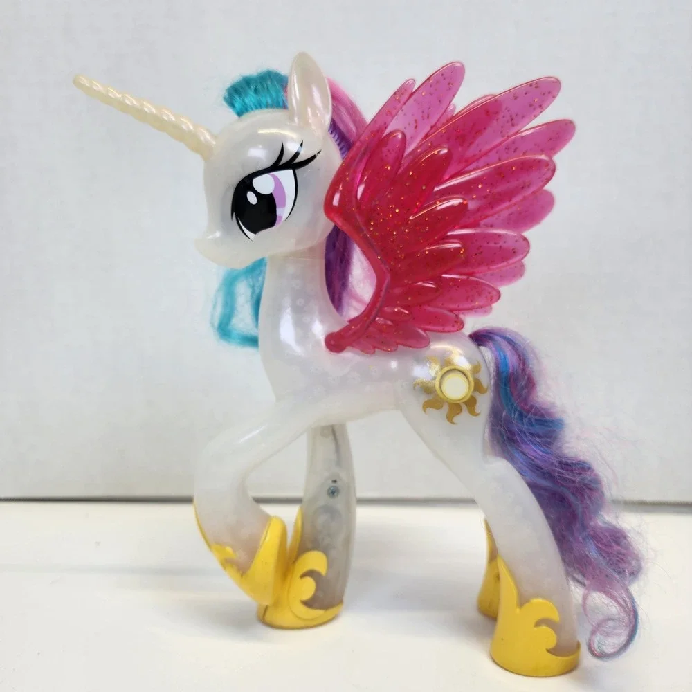 My Little Pony The Movie Princess Celestia Glitter & Glow Toy Light Up  Working